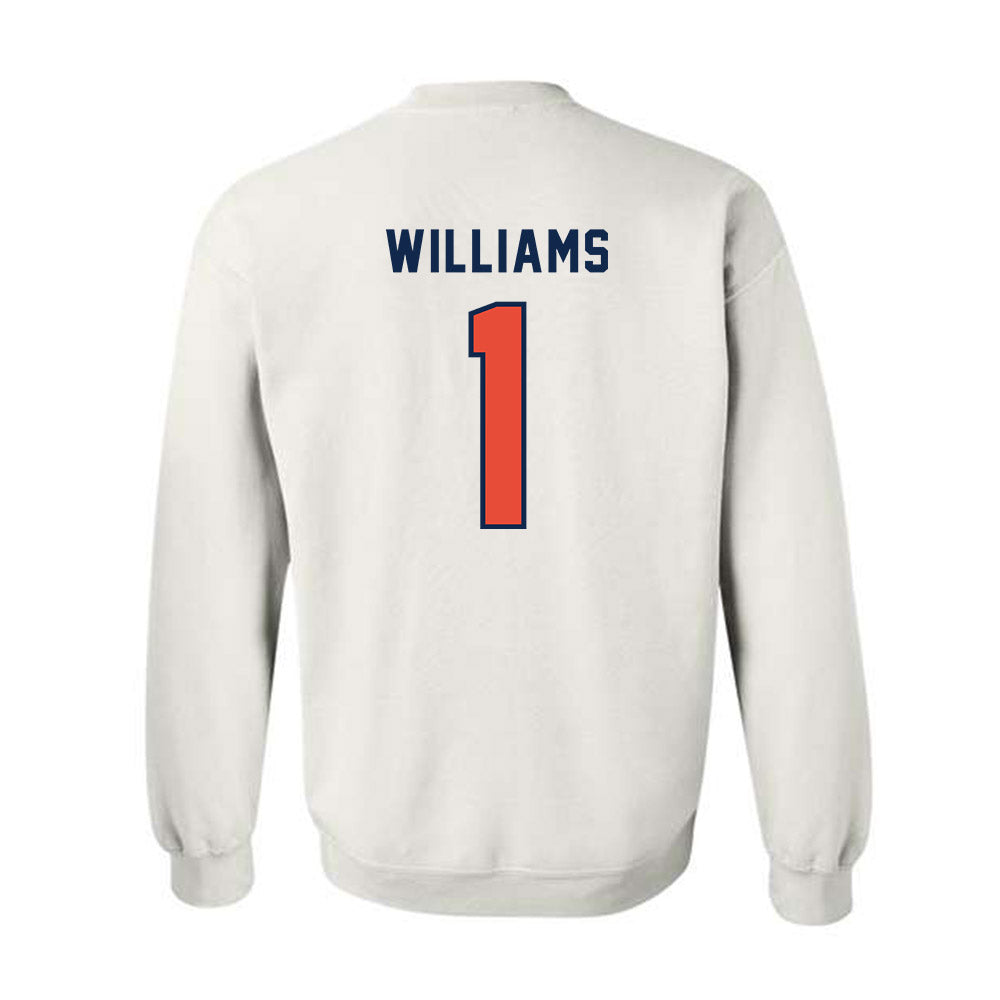 Illinois - NCAA Men's Basketball : Lincoln Williams - Classsic Shersey Crewneck Sweatshirt-1