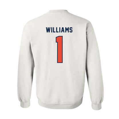 Illinois - NCAA Men's Basketball : Lincoln Williams - Classsic Shersey Crewneck Sweatshirt-1