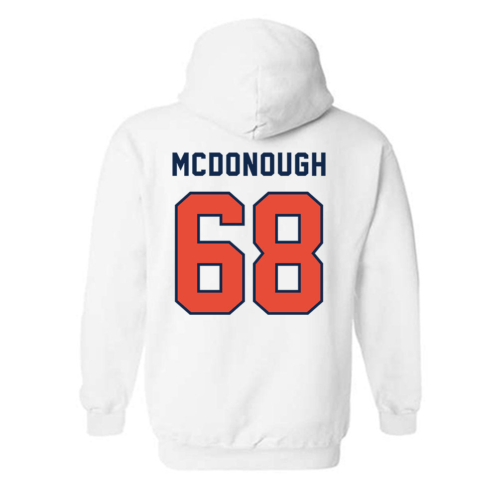 Illinois - NCAA Football : Michael McDonough - Classsic Shersey Hooded Sweatshirt-1