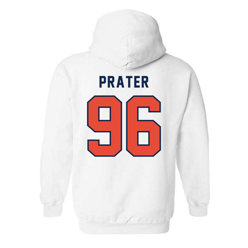 Illinois - NCAA Football : Darrell Prater - Classsic Shersey Hooded Sweatshirt-1