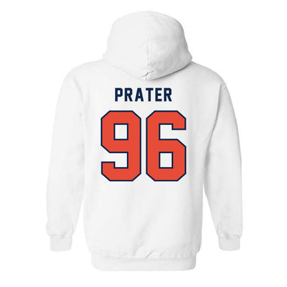 Illinois - NCAA Football : Darrell Prater - Classsic Shersey Hooded Sweatshirt-1