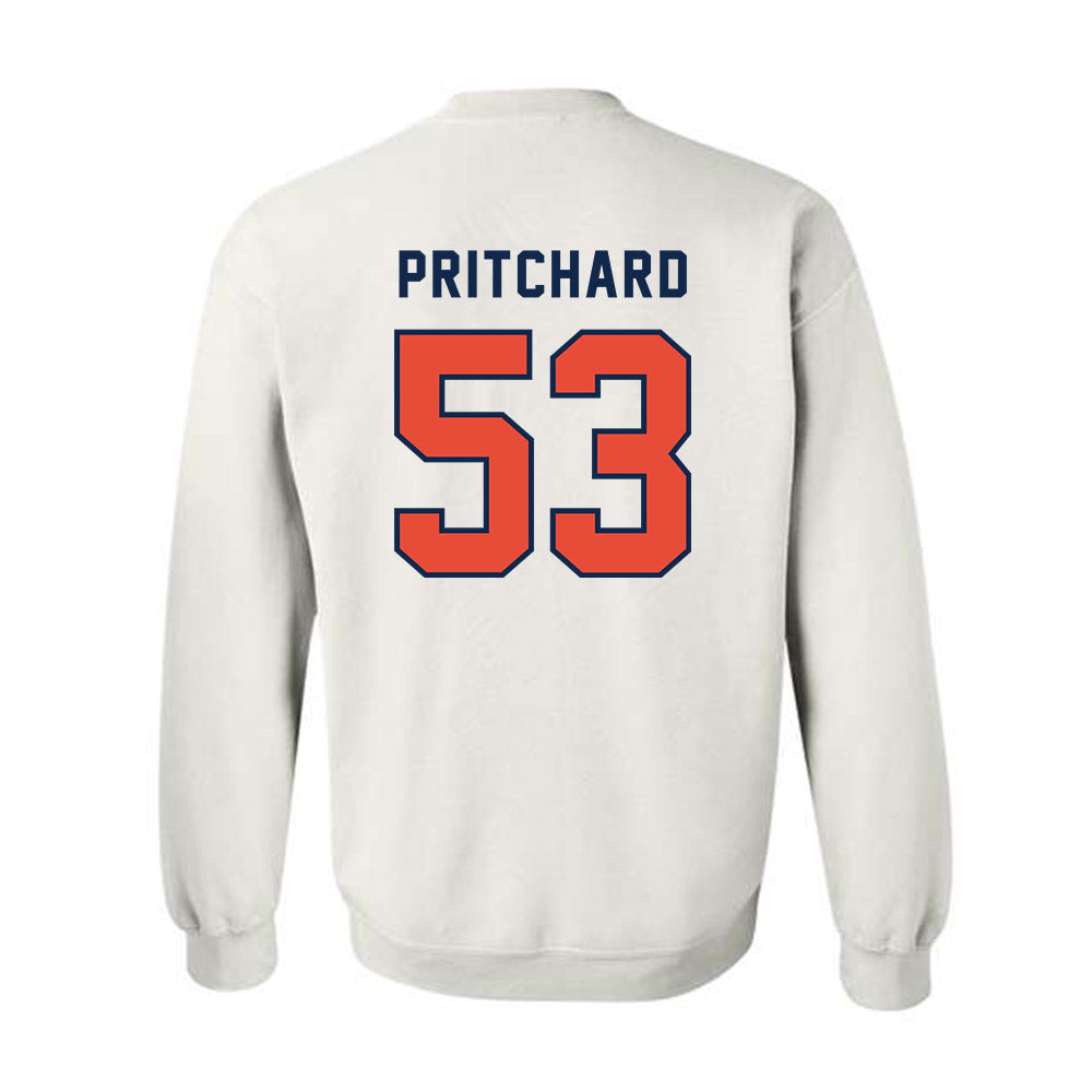 Illinois - NCAA Football : Kai Pritchard - Classsic Shersey Crewneck Sweatshirt-1