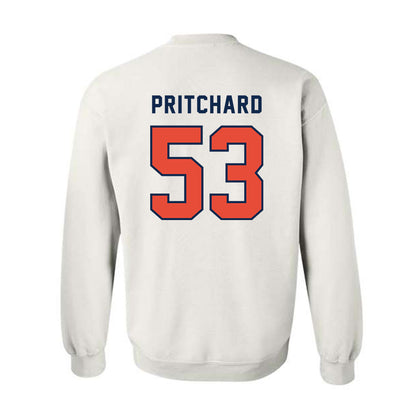 Illinois - NCAA Football : Kai Pritchard - Classsic Shersey Crewneck Sweatshirt-1