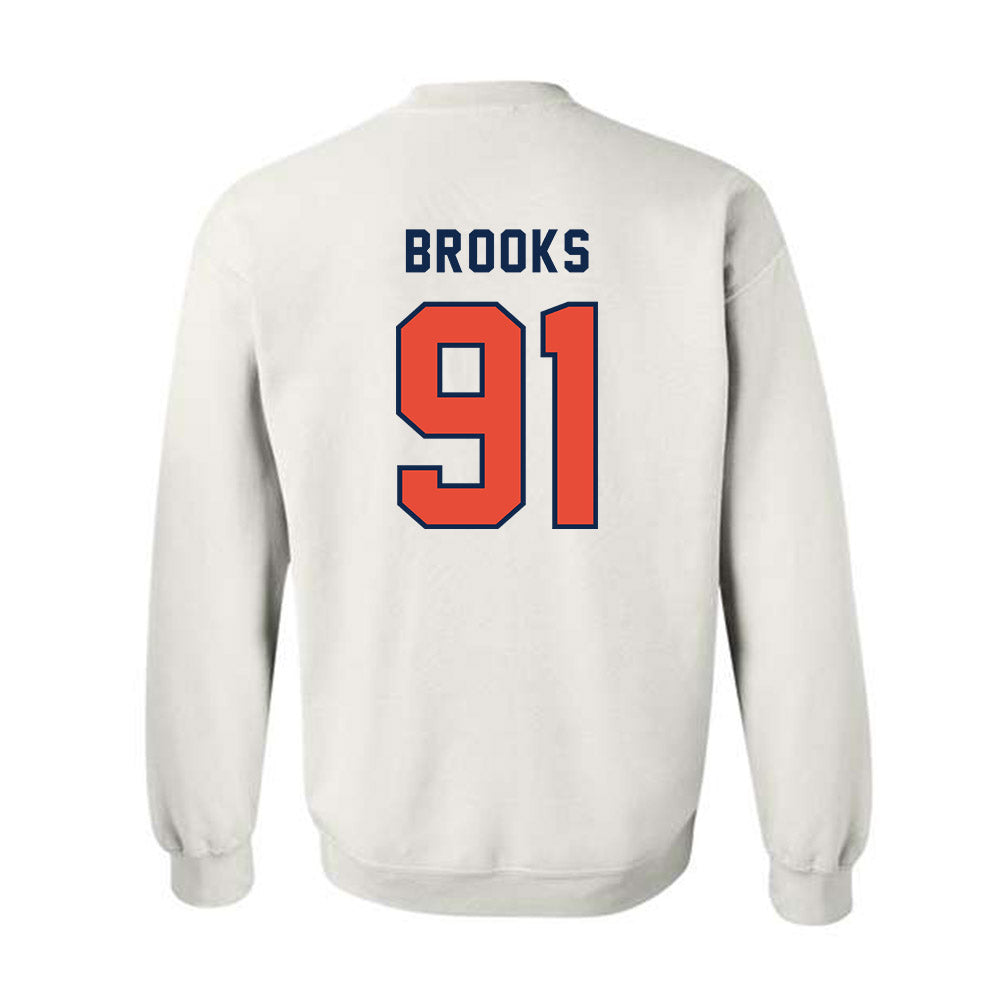Illinois - NCAA Football : Cameron Brooks - Classsic Shersey Crewneck Sweatshirt-1