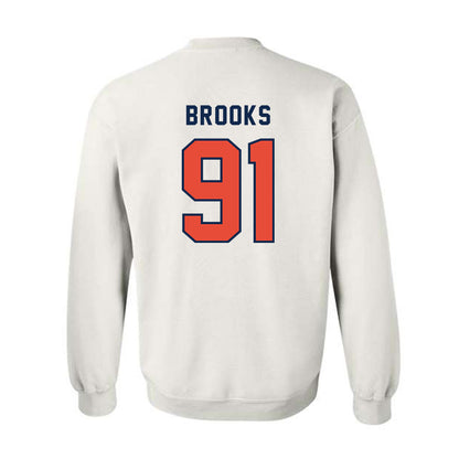 Illinois - NCAA Football : Cameron Brooks - Classsic Shersey Crewneck Sweatshirt-1