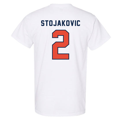 Illinois - NCAA Men's Basketball : Andrej Stojakovic - Classsic Shersey T-Shirt-1