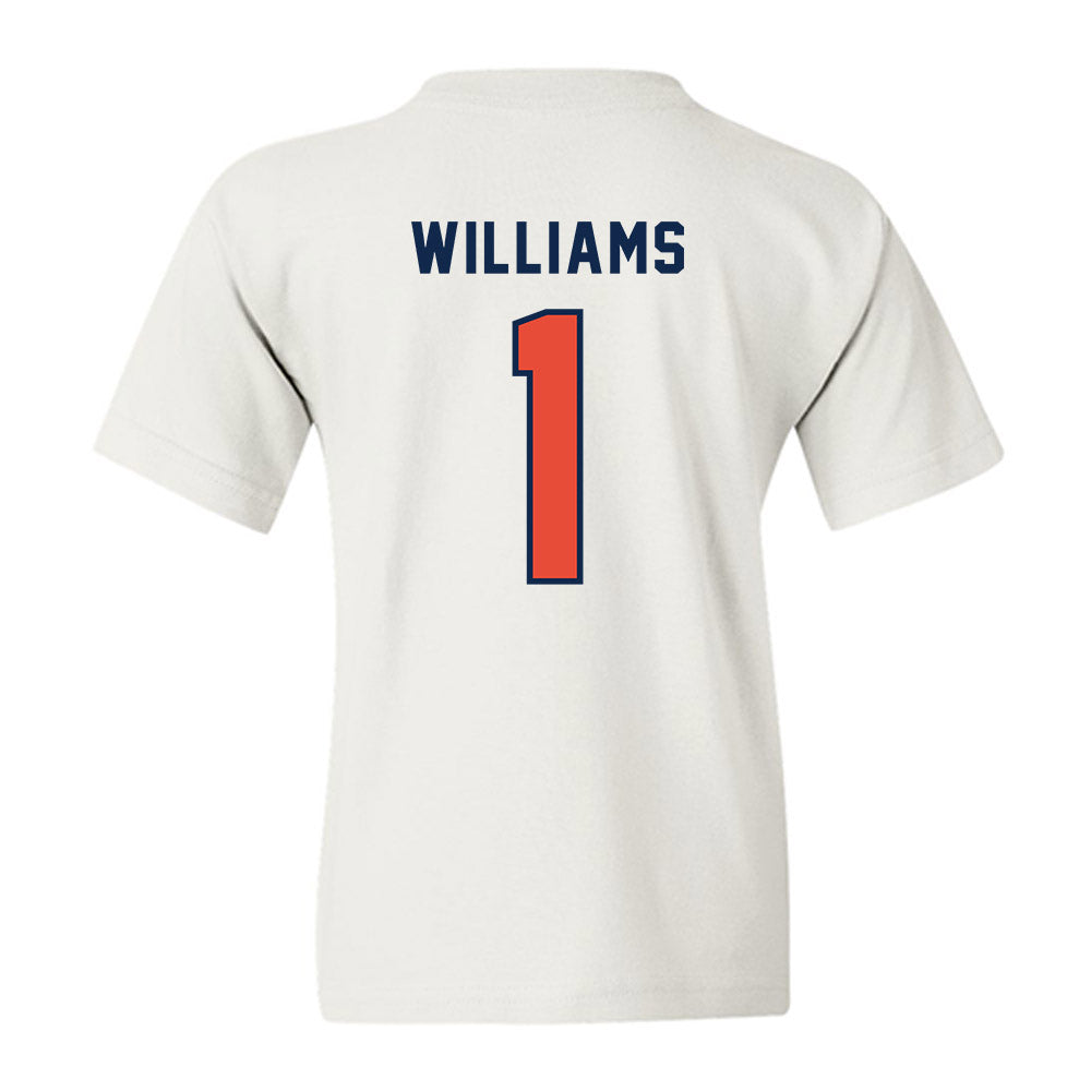 Illinois - NCAA Men's Basketball : Lincoln Williams - Classsic Shersey Youth T-Shirt-1