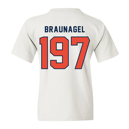 Illinois - NCAA Wrestling : Joey Braunagel - Classsic Shersey Youth T-Shirt-1