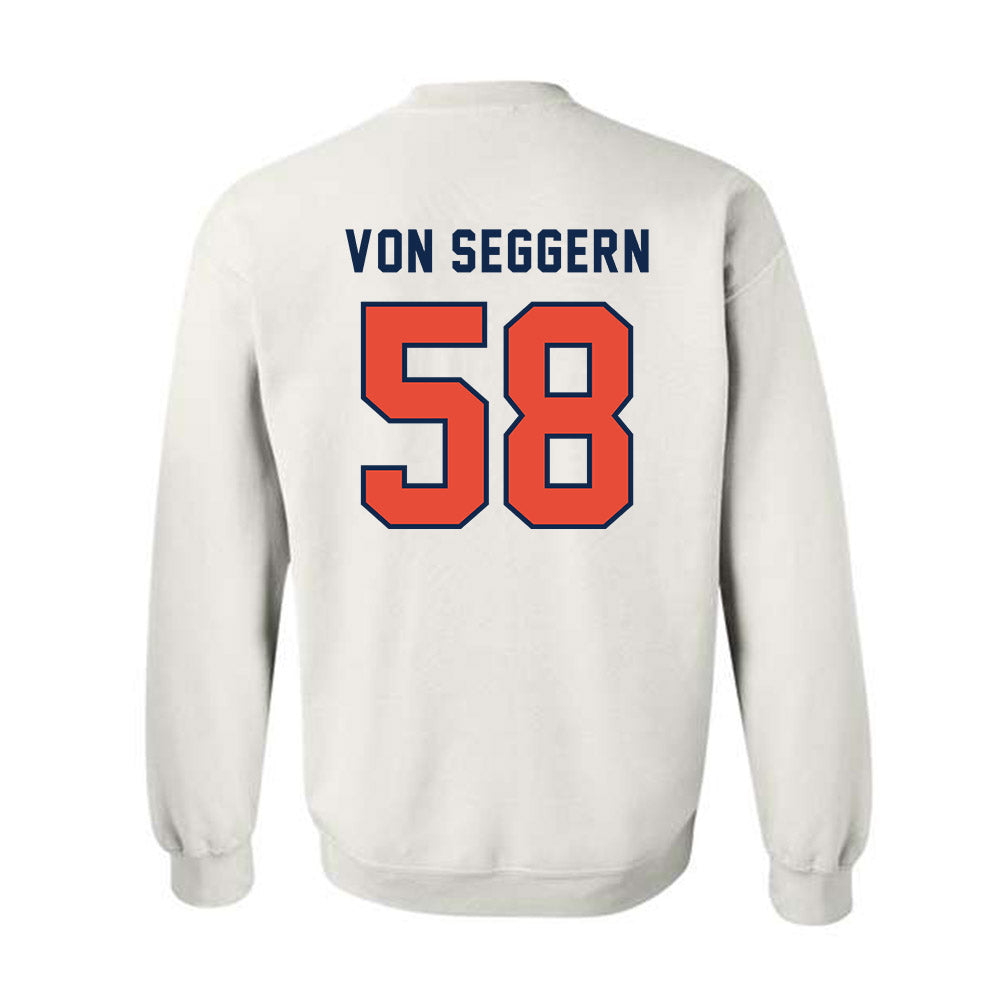 Illinois - NCAA Football : Landen Von Seggern - Classsic Shersey Crewneck Sweatshirt-1