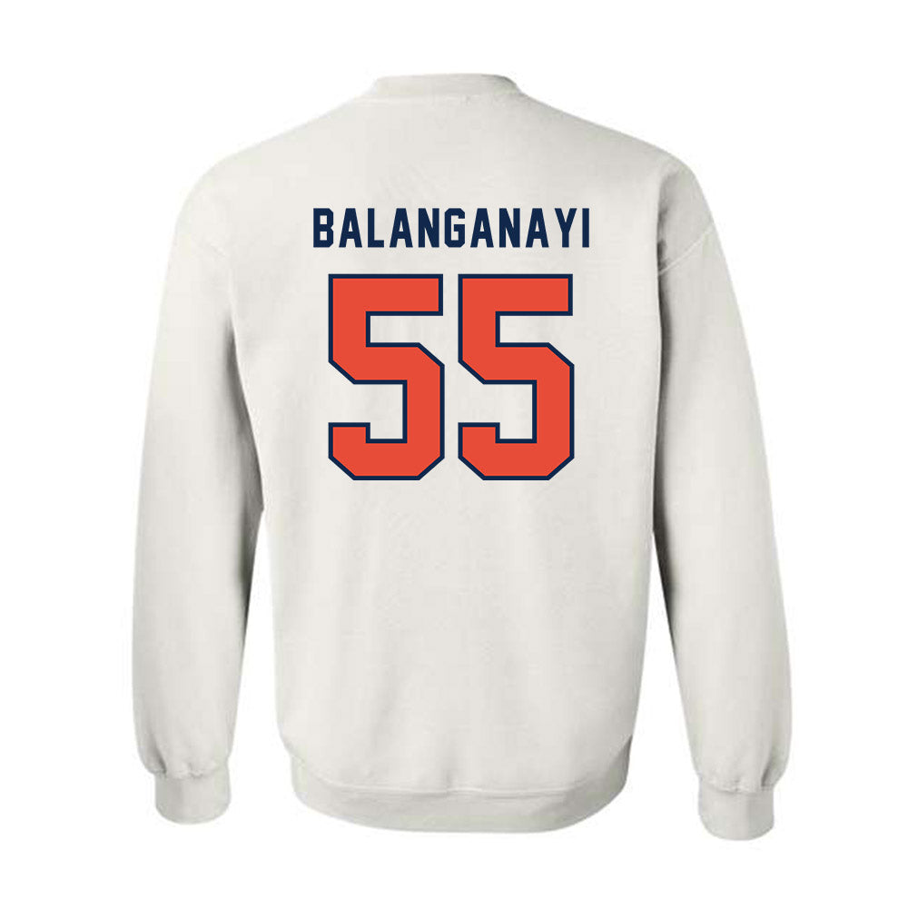 Illinois - NCAA Football : Tony Balanganayi - Classsic Shersey Crewneck Sweatshirt-1