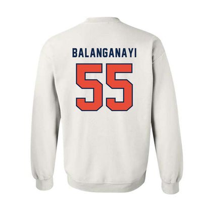 Illinois - NCAA Football : Tony Balanganayi - Classsic Shersey Crewneck Sweatshirt-1