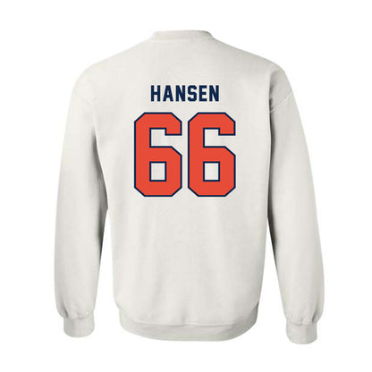 Illinois - NCAA Football : Brandon Hansen - Classsic Shersey Crewneck Sweatshirt-1