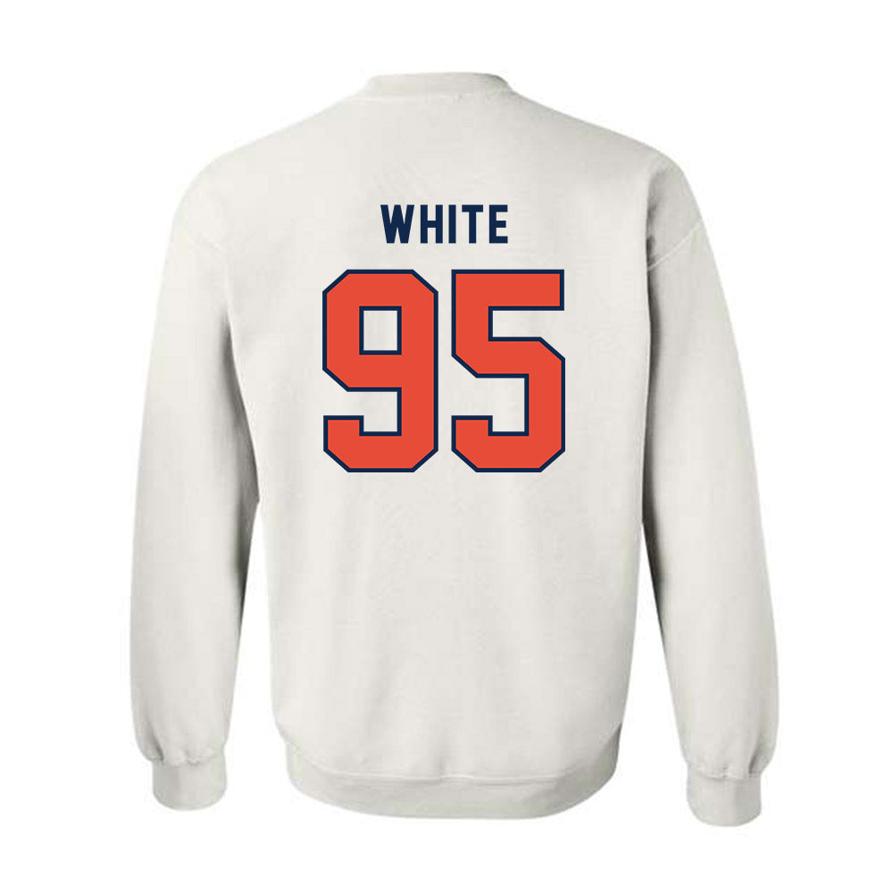 Illinois - NCAA Football : Isaiah White - Classsic Shersey Crewneck Sweatshirt-1