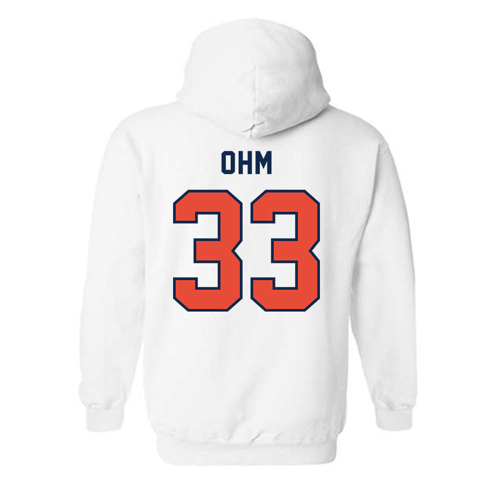 Illinois - NCAA Baseball : Ryan Ohm - Classsic Shersey Hooded Sweatshirt-1
