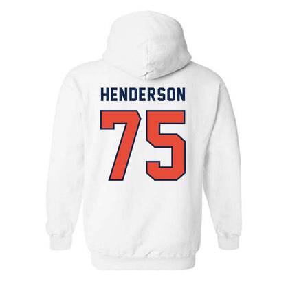 Illinois - NCAA Football : Brandon Henderson - Classsic Shersey Hooded Sweatshirt-1