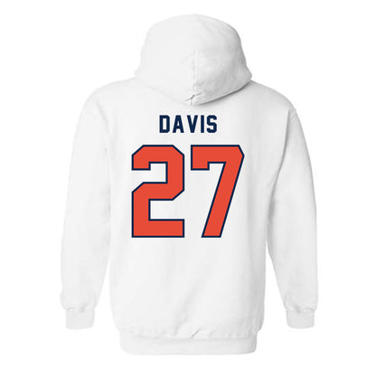 Illinois - NCAA Men's Basketball : Landon Davis - Classsic Shersey Hooded Sweatshirt-1