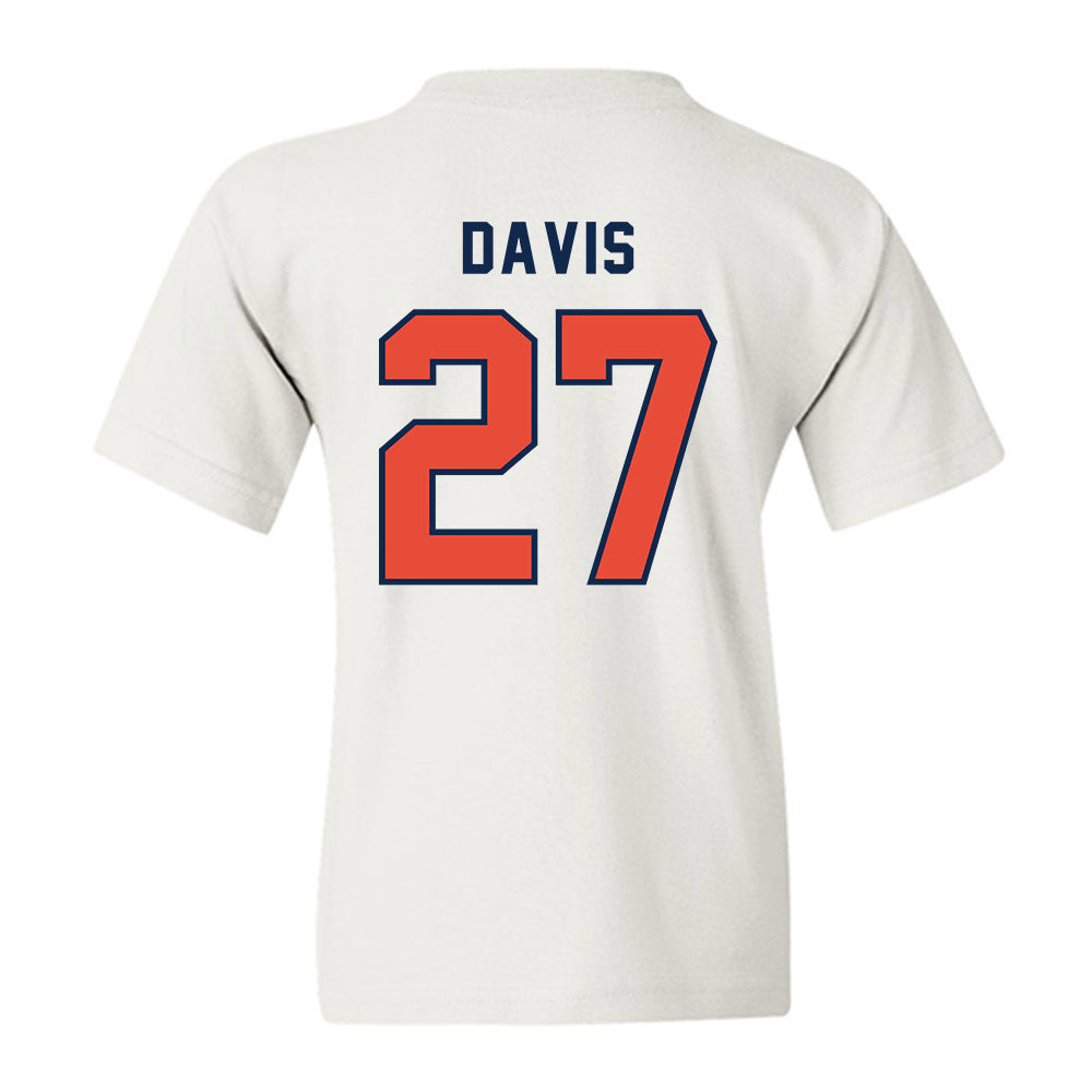 Illinois - NCAA Men's Basketball : Landon Davis - Classsic Shersey Youth T-Shirt-1