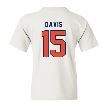 Illinois - NCAA Men's Basketball : Jake Davis - Classsic Shersey Youth T-Shirt-1