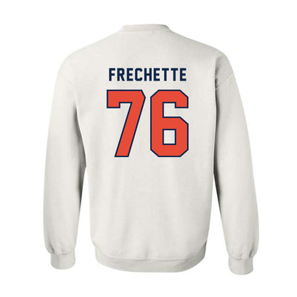 Illinois - NCAA Football : Dylan Frechette - Classsic Shersey Crewneck Sweatshirt-1