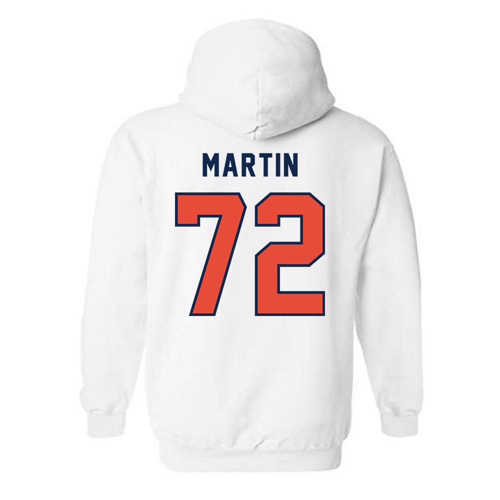 Illinois - NCAA Football : Christian Martin - Classsic Shersey Hooded Sweatshirt-1