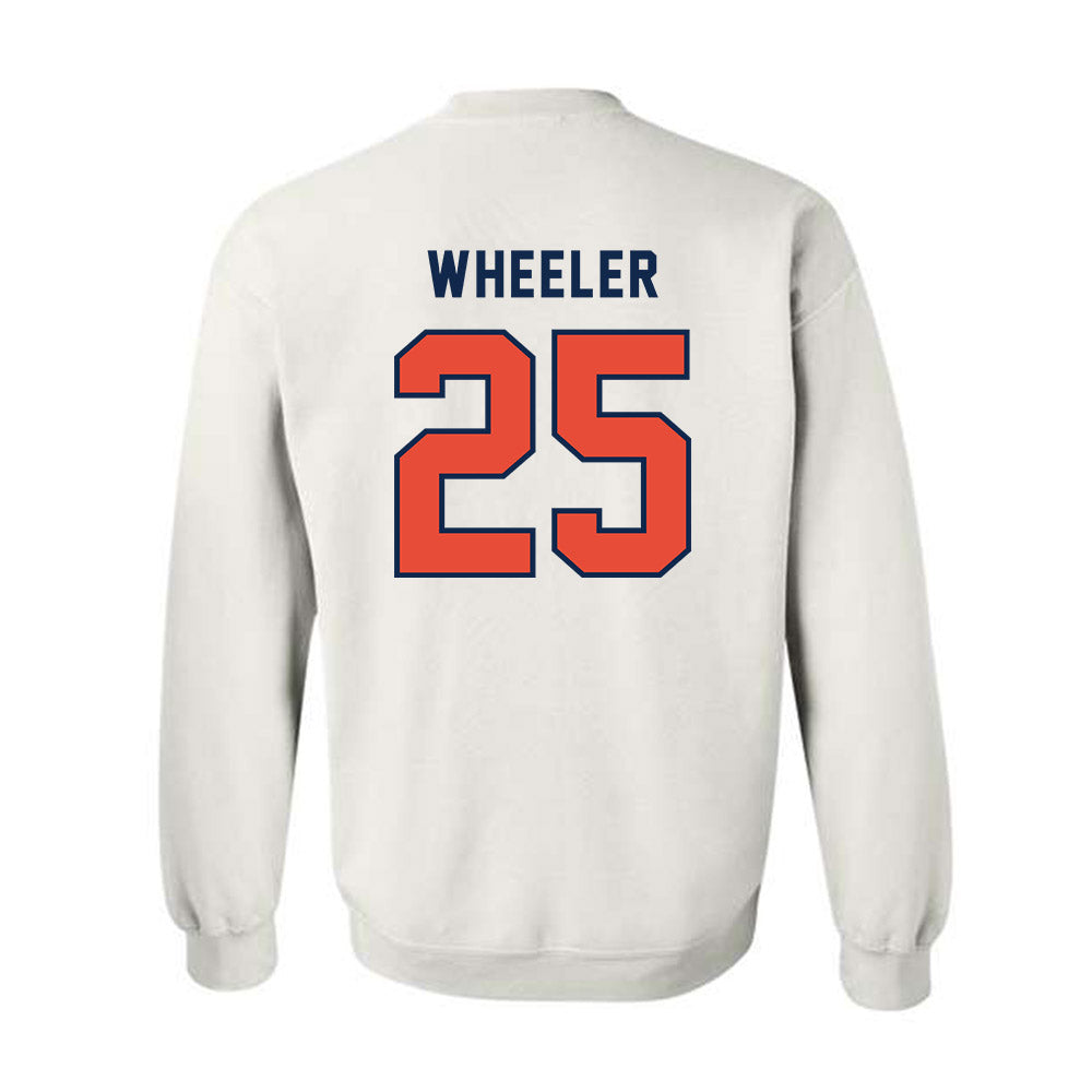 Illinois - NCAA Football : Nelsyn Wheeler - Classsic Shersey Crewneck Sweatshirt-1