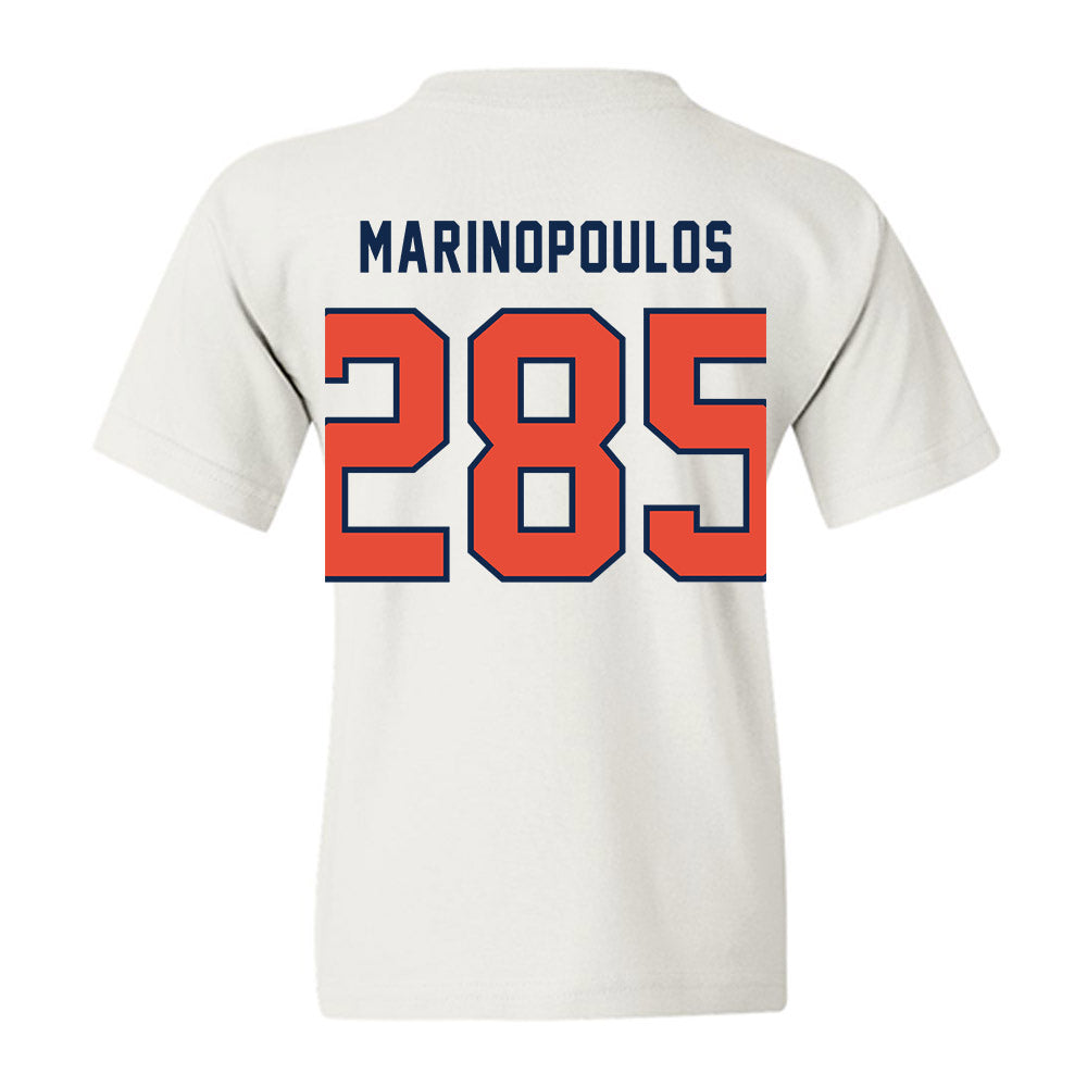 Illinois - NCAA Wrestling : Peter Marinopoulos - Classsic Shersey Youth T-Shirt-1