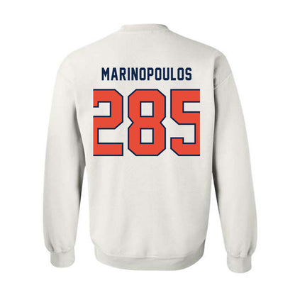 Illinois - NCAA Wrestling : Peter Marinopoulos - Classsic Shersey Crewneck Sweatshirt-1