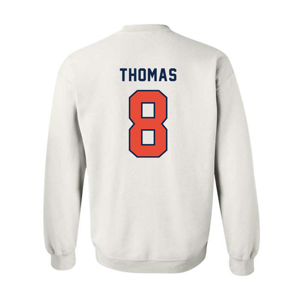 Illinois - NCAA Football : Cameron Thomas - Classsic Shersey Crewneck Sweatshirt-1