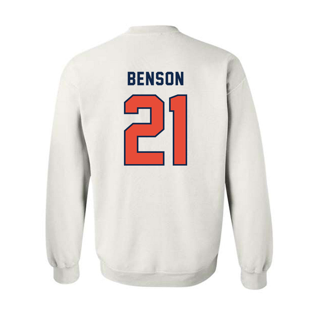 Illinois - NCAA Women's Basketball : Naomi Benson - Classsic Shersey Crewneck Sweatshirt-1