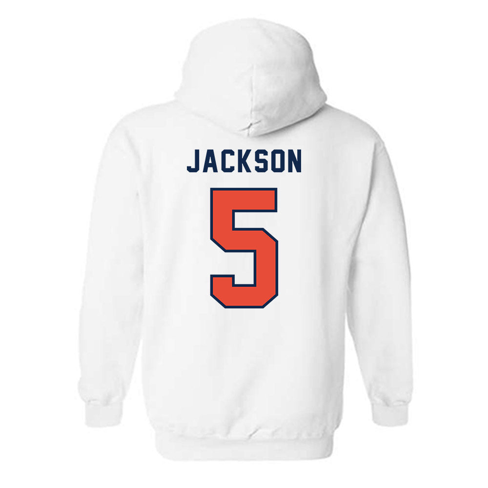 Illinois - NCAA Women's Soccer : Cayla Jackson - Classsic Shersey Hooded Sweatshirt-1