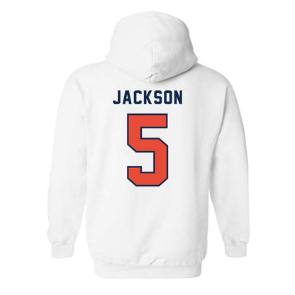 Illinois - NCAA Women's Soccer : Cayla Jackson - Classsic Shersey Hooded Sweatshirt-1