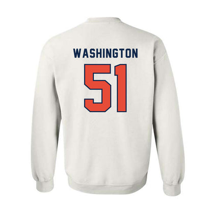 Illinois - NCAA Football : Alfred Washington - Classsic Shersey Crewneck Sweatshirt-1