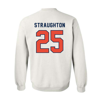 Illinois - NCAA Football : Des Straughton - Classsic Shersey Crewneck Sweatshirt-1