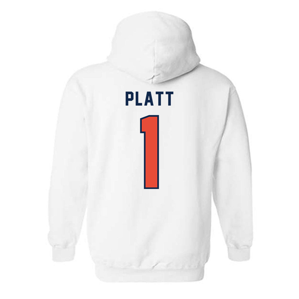 Illinois - NCAA Football : Jayshon Platt - Classsic Shersey Hooded Sweatshirt-1