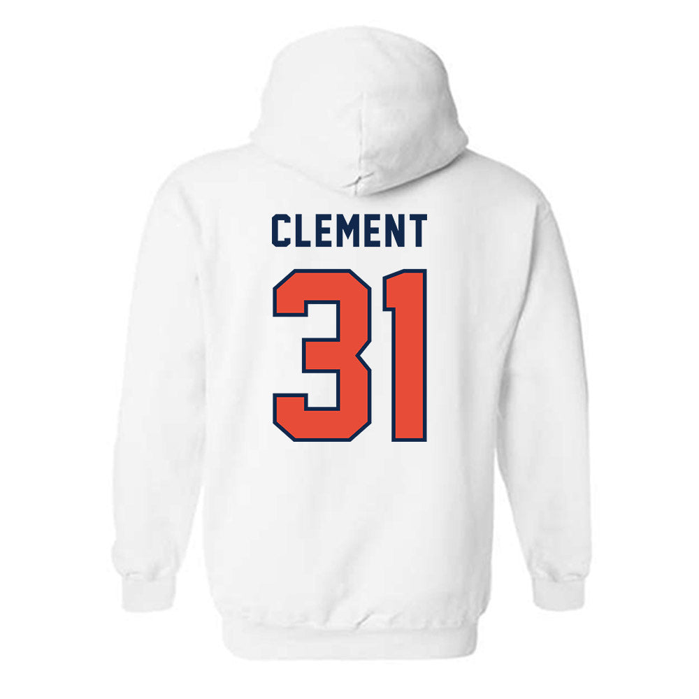 Illinois - NCAA Football : Murphy Clement - Classsic Shersey Hooded Sweatshirt-1