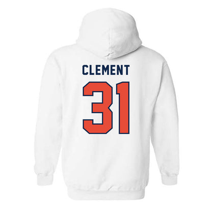 Illinois - NCAA Football : Murphy Clement - Classsic Shersey Hooded Sweatshirt-1