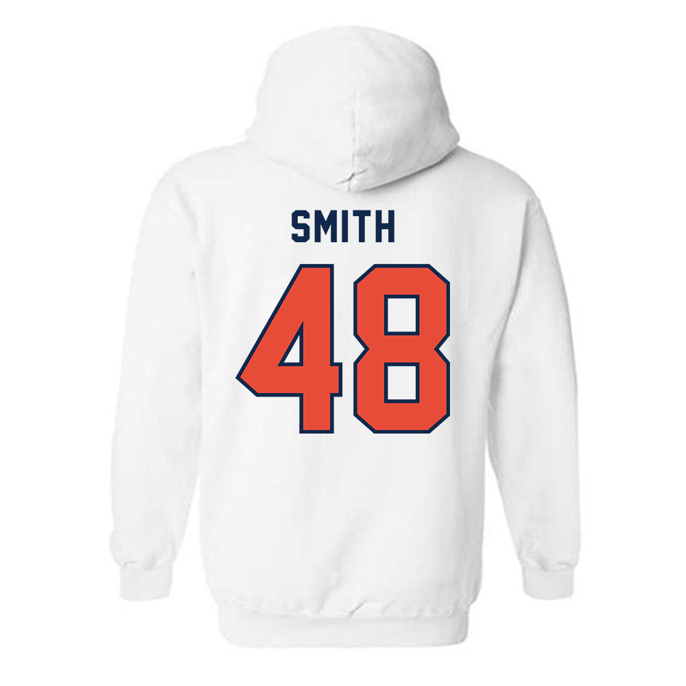 Illinois - NCAA Football : Carter Smith - Classsic Shersey Hooded Sweatshirt-1