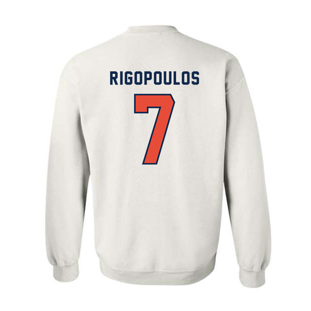 Illinois - NCAA Baseball : Foti Rigopoulos - Classsic Shersey Crewneck Sweatshirt-1