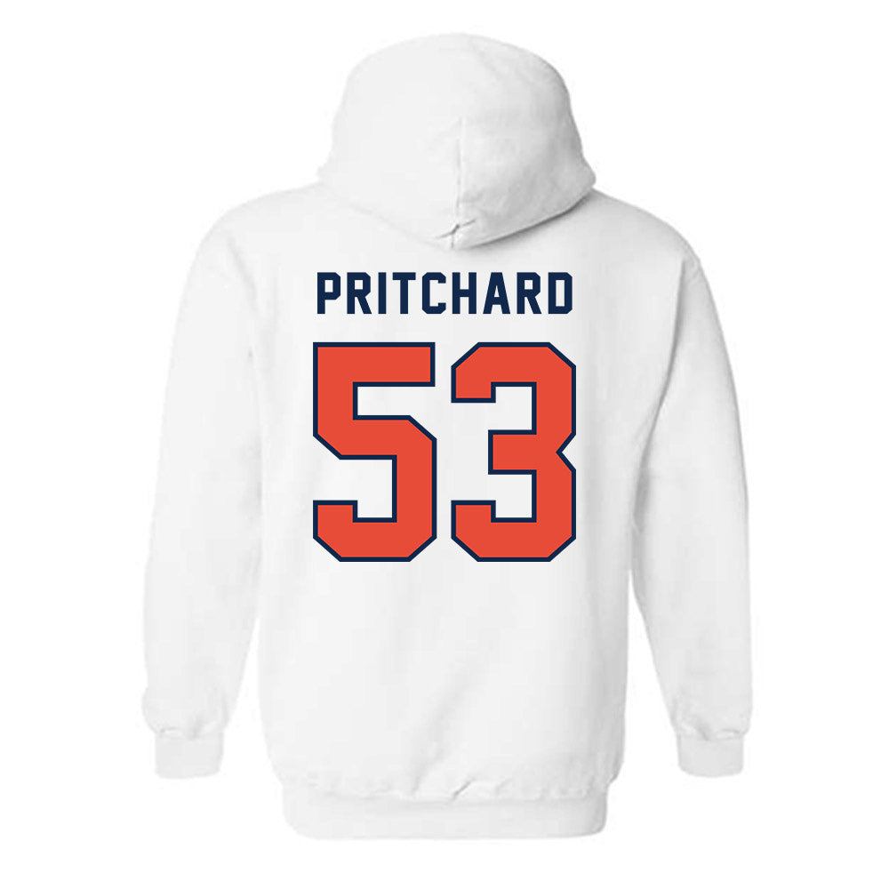 Illinois - NCAA Football : Kai Pritchard - Classsic Shersey Hooded Sweatshirt-1