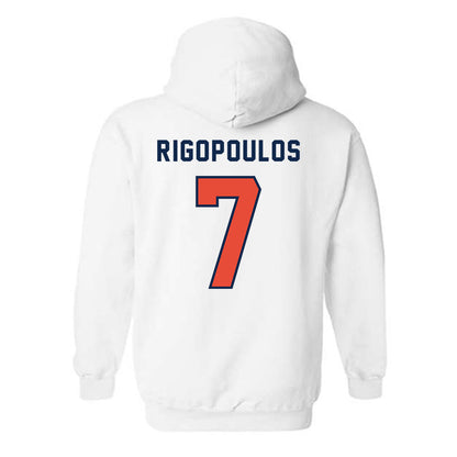 Illinois - NCAA Baseball : Foti Rigopoulos - Classsic Shersey Hooded Sweatshirt-1