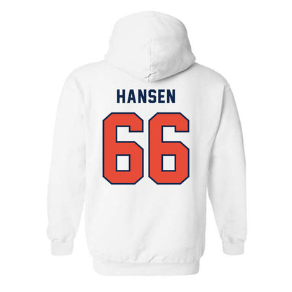 Illinois - NCAA Football : Brandon Hansen - Classsic Shersey Hooded Sweatshirt-1