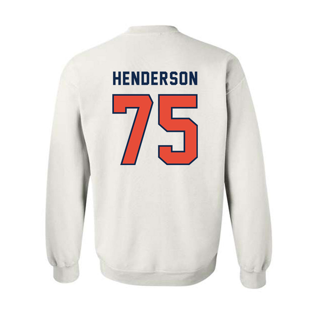Illinois - NCAA Football : Brandon Henderson - Classsic Shersey Crewneck Sweatshirt-1