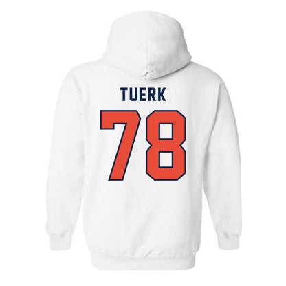 Illinois - NCAA Football : Eddie Tuerk - Classsic Shersey Hooded Sweatshirt-1