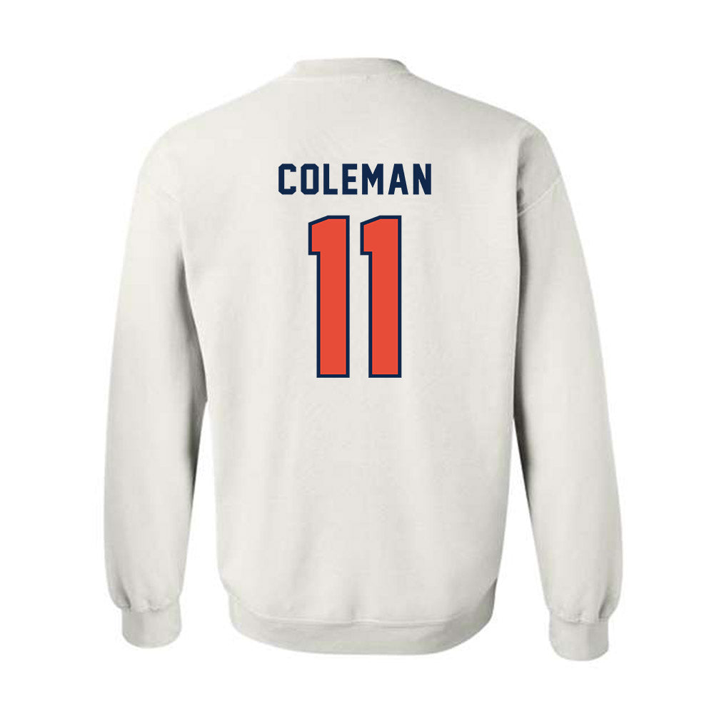 Illinois - NCAA Men's Basketball : Quentin Coleman - Classsic Shersey Crewneck Sweatshirt-1
