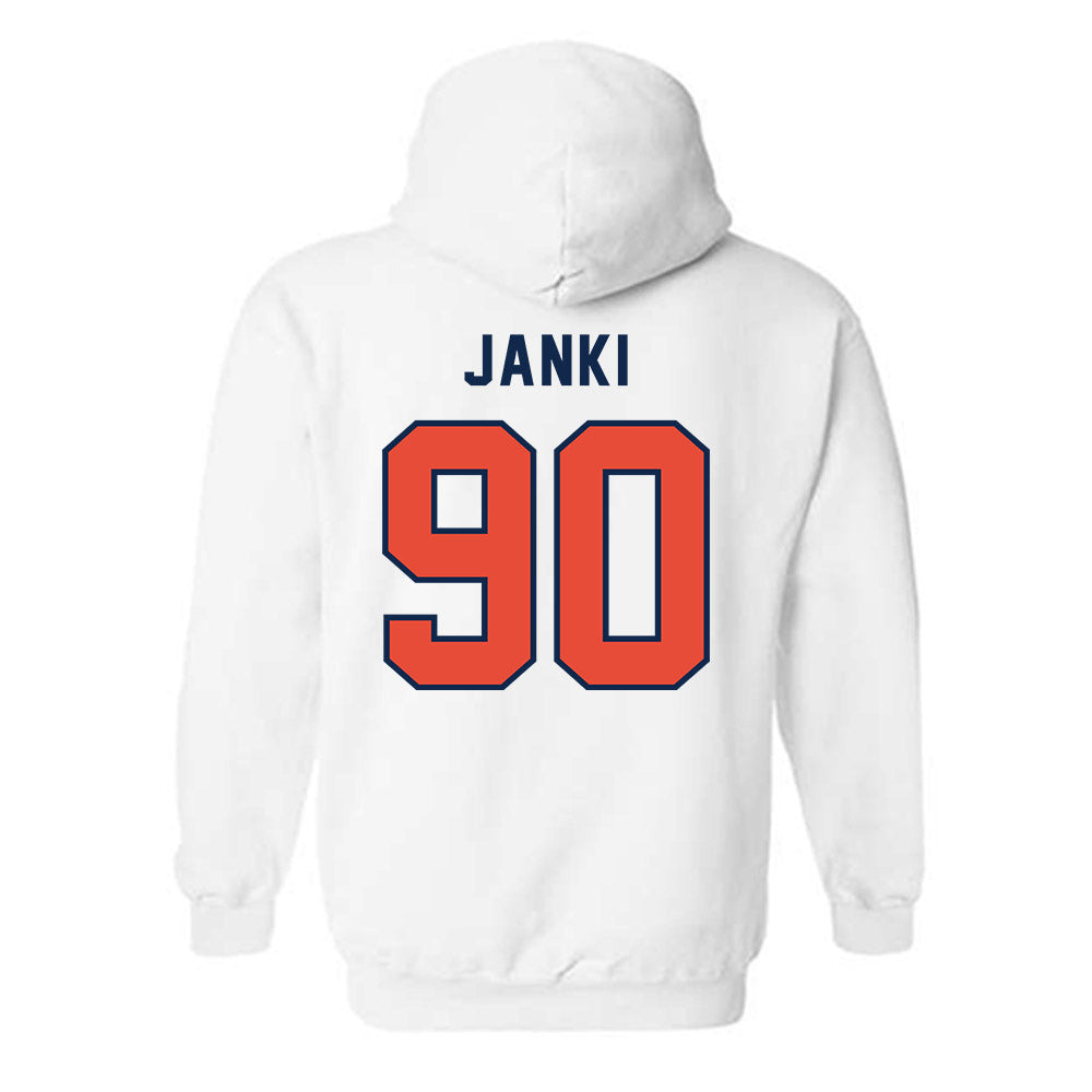 Illinois - NCAA Football : Carter Janki - Classsic Shersey Hooded Sweatshirt-1