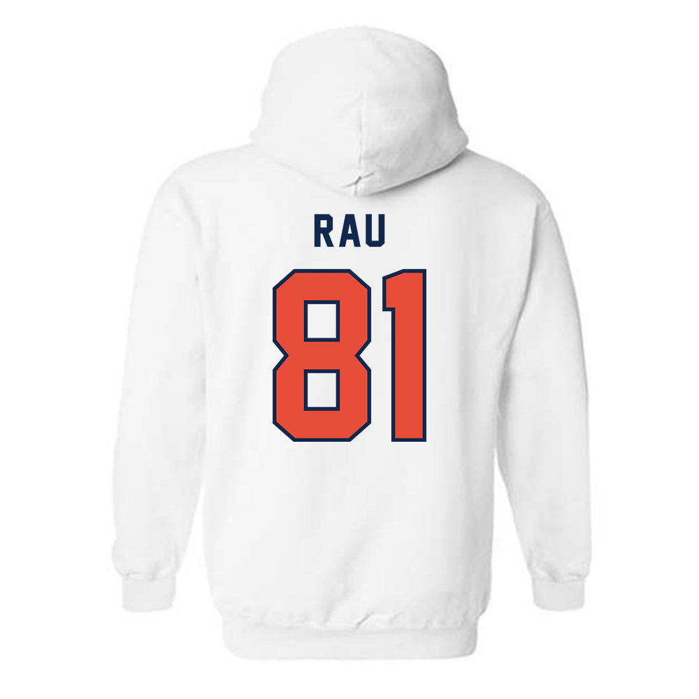 Illinois - NCAA Football : Lars Rau - Classsic Shersey Hooded Sweatshirt-1