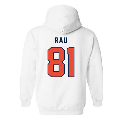 Illinois - NCAA Football : Lars Rau - Classsic Shersey Hooded Sweatshirt-1