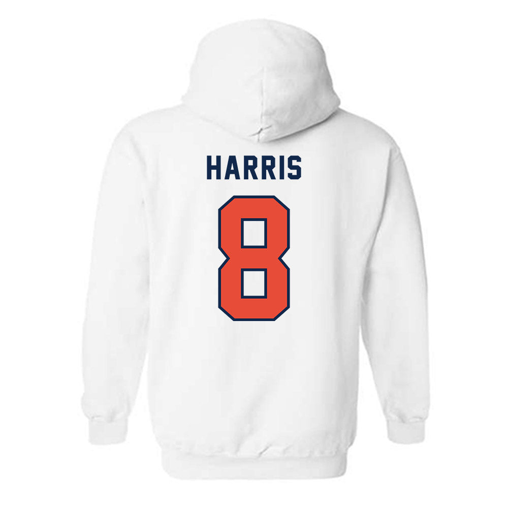 Illinois - NCAA Women's Volleyball : Maya Harris - Classsic Shersey Hooded Sweatshirt-1