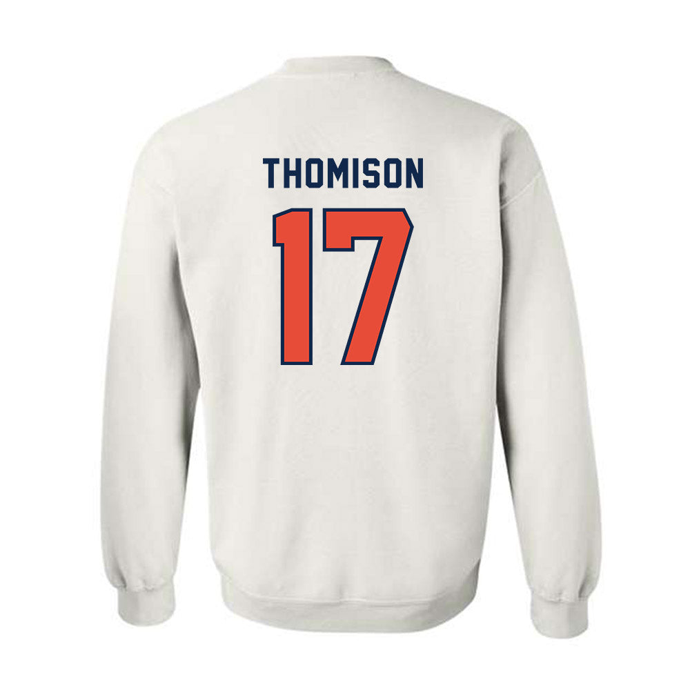 Illinois - NCAA Football : Isaiah Thomison - Classsic Shersey Crewneck Sweatshirt-1