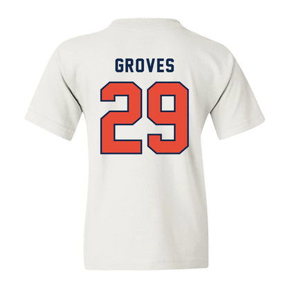 Illinois - NCAA Baseball : Nick Groves - Classsic Shersey Youth T-Shirt-1